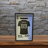 Brock Bowers – Las Vegas Raiders Jersey Frame