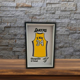 Shaquille O’Neal – Los Angeles Lakers Jersey Frame
