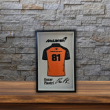 Oscar Piastri – McLaren Jersey Frame