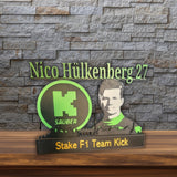 Stake F1 Team Kick – Nico Hülkenberg 27 | 3D-Kunstwerk