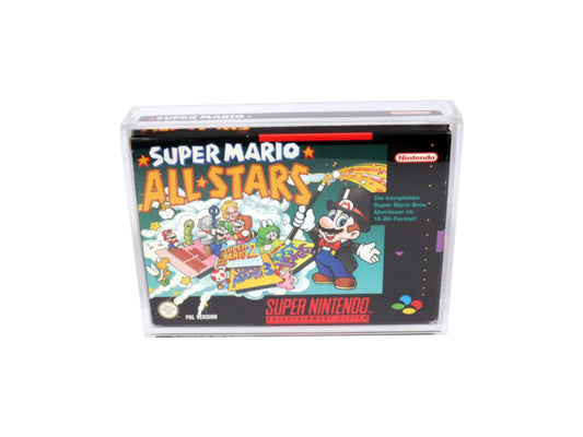 Super Nintendo / Nintendo 64 OVP Display Cases Acryl