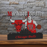 Michael Jordan × Chicago Bulls | 3D-Kunstwerk