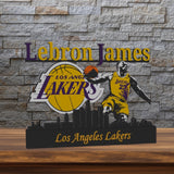 LeBron James × Los Angeles Lakers | 3D-Kunstwerk