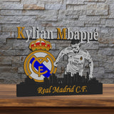 Kylian Mbappé × Real Madrid | 3D-Kunstwerk
