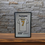 Cristiano Ronaldo – Real Madrid Jersey Frame