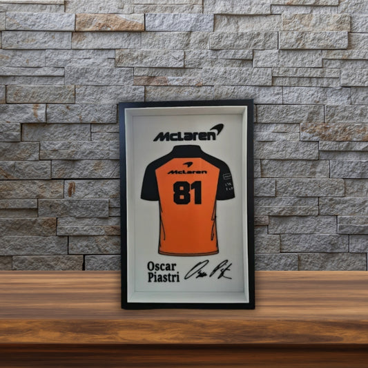 Oscar Piastri – McLaren Jersey Frame