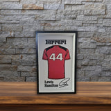 Lewis Hamilton – Ferrari Jersey Frame