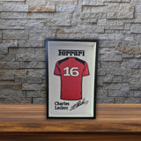 Charles Leclerc – Ferrari Jersey Frame