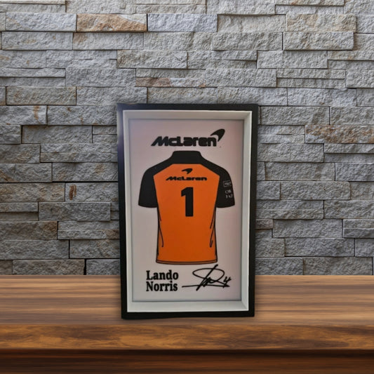 Lando Norris – McLaren Jersey Frame