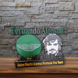 Aston Martin Aramco Formula One Team – Fernando Alonso 14 | 3D-Kunstwerk