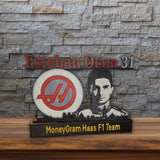MoneyGram Haas F1 Team – Esteban Ocon 31 | 3D-Kunstwerk