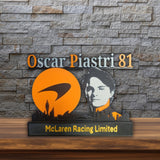 McLaren Racing Limited – Oscar Piastri 81 | 3D-Kunstwerk