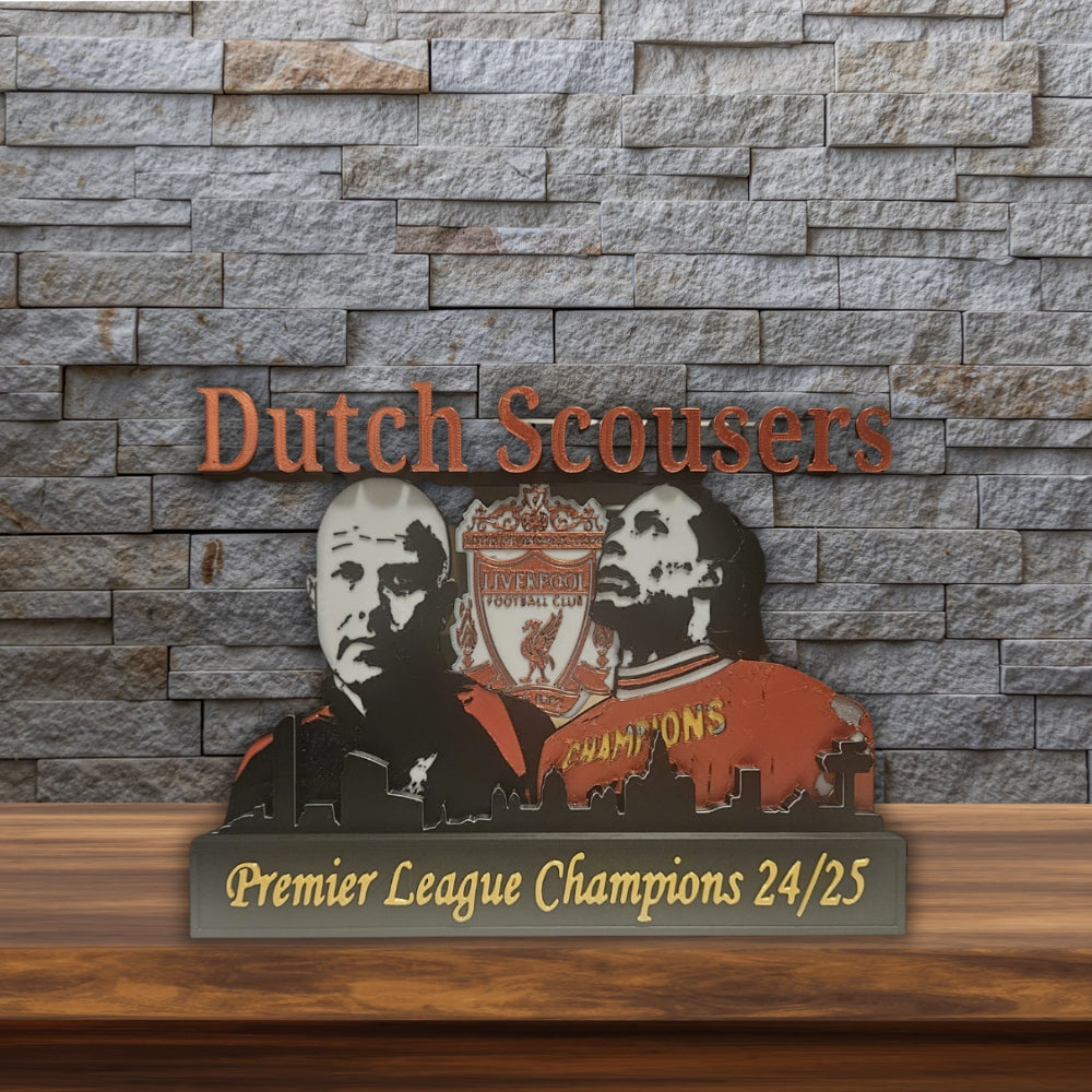 Dutch Scousers – Premier League Champions 24/25 | 3D-Kunstwerk