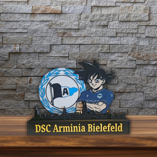 DSC Arminia Bielefeld x Goku | 3D-Kunstwerk