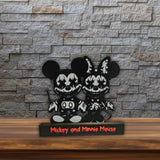 Mickey and Minnie Mouse (Horror Edition) - 3D Frame