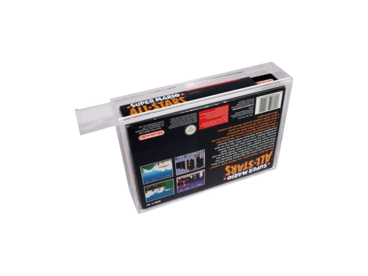 Super Nintendo / Nintendo 64 OVP Display Cases Acrylic