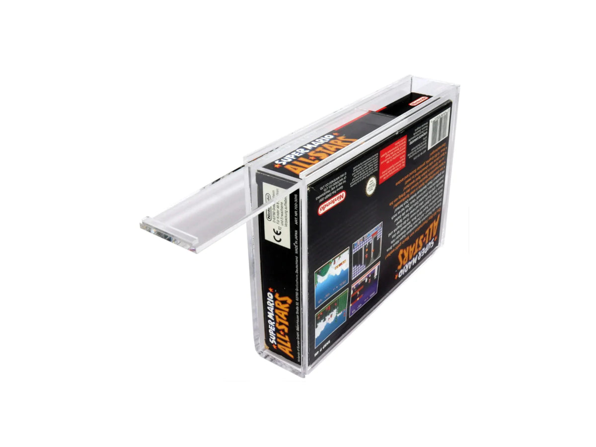 Super Nintendo / Nintendo 64 OVP Display Cases Acrylic