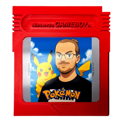 Cartouche Gameboy surdimensionnée – personnalisable avec le motif de votre choix