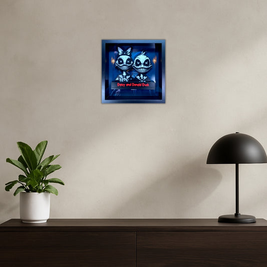 Daisy and Donald Duck (Horror Edition) - 3D Frame