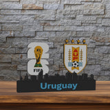 Uruguay Skyline WM Edition | 3D-Kunstwerk