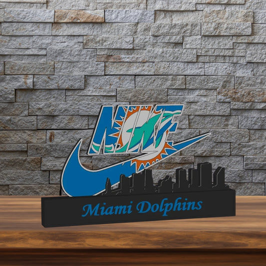 Miami Dolphins | 3D-Kunstwerk
