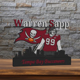 Warren Sapp × Tampa Bay Buccaneers | 3D-Kunstwerk