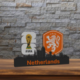 Netherlands Skyline WM Edition | 3D-Kunstwerk