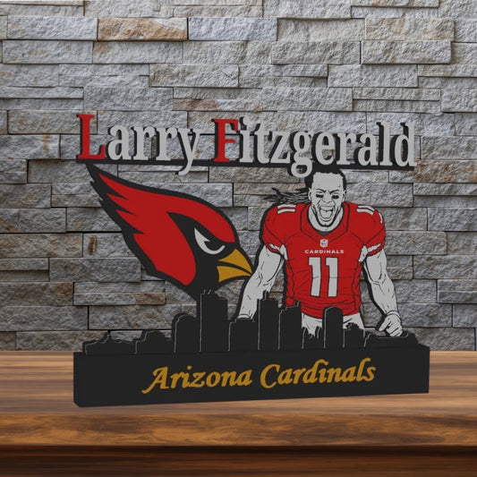 Larry Fitzgerald × Arizona Cardinals | 3D-Kunstwerk
