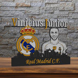Vinicius Júnior × Real Madrid | 3D-Kunstwerk