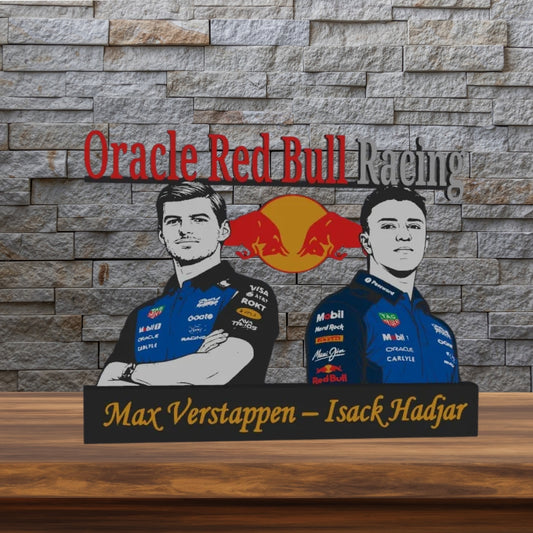 Max Verstappen × Oracle Red Bull Racing | 3D-Kunstwerk