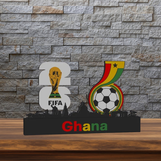 Ghana Skyline WM Edition | 3D-Kunstwerk