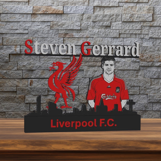 Steven Gerrard Liverpool | 3D-Kunstwerk